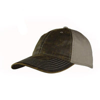 Oil Skin Hunting Cap,  - GetCapped - Personalised and custom embroidered caps