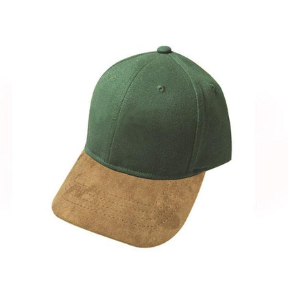 Suede Peak Cap,  - GetCapped - Personalised and custom embroidered caps