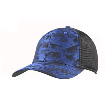 Topflex Camo Fitted Trucker Cap,  - GetCapped - Personalised and custom embroidered caps