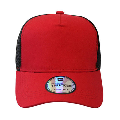 Promo Trucker 5 Panel Curved Peak Cap,  - GetCapped - Personalised and custom embroidered caps