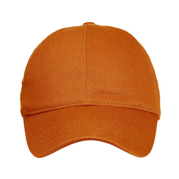 Urban Stone Washed Cotton 6 Panel Cap with Brass Buckle