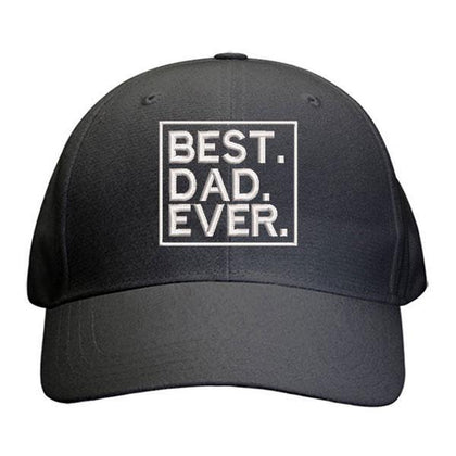 Best Dad Ever Cap,  - GetCapped - Personalised and custom embroidered caps